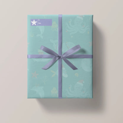 Island Time Holiday Tags (Sticker Sheet)