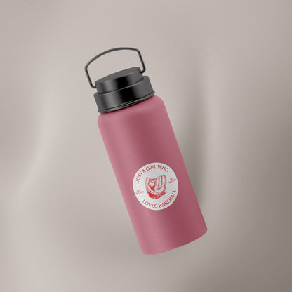 Just A Girl Who Loves Baseball (Decal)