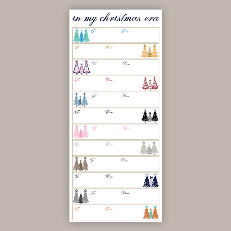 In My Christmas Era Holiday Tags (Sticker Sheet)