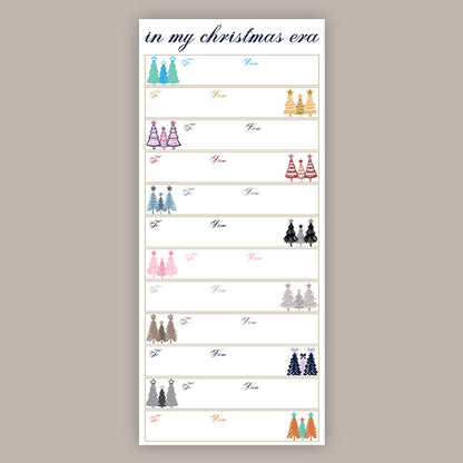 In My Christmas Era Holiday Tags (Sticker Sheet)