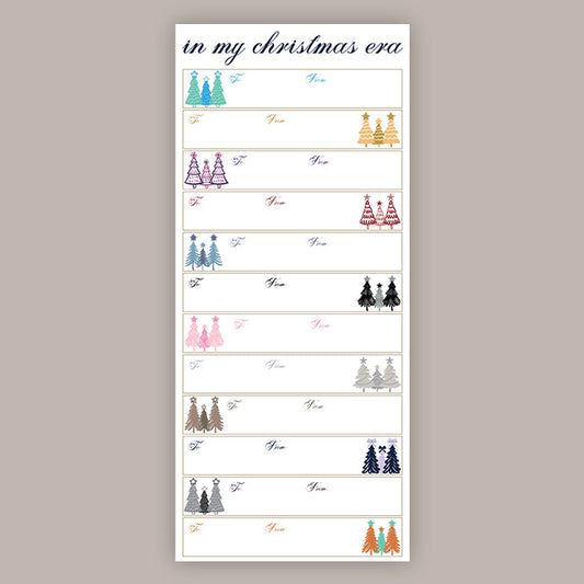 In My Christmas Era Holiday Tags (Sticker Sheet)