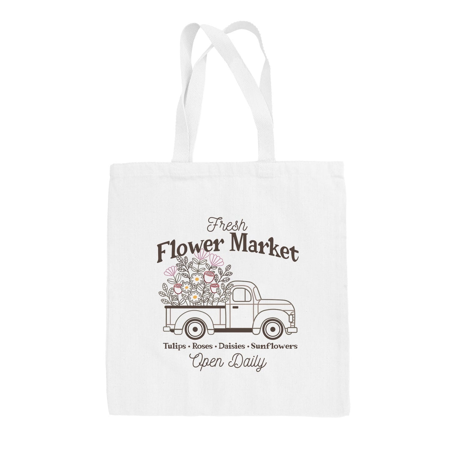 Fresh Flower Market Tote Bag