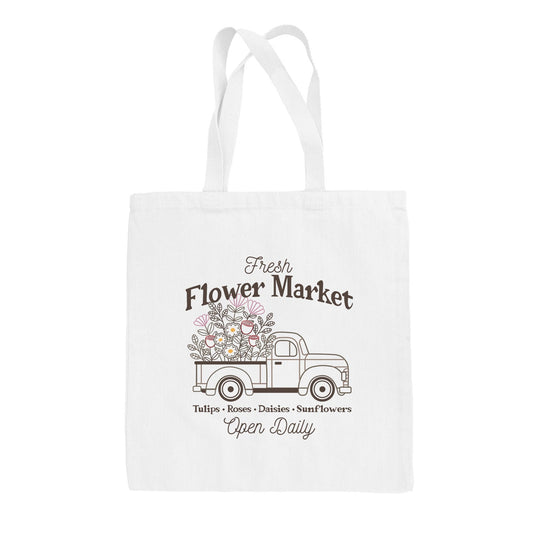 Fresh Flower Market Tote Bag