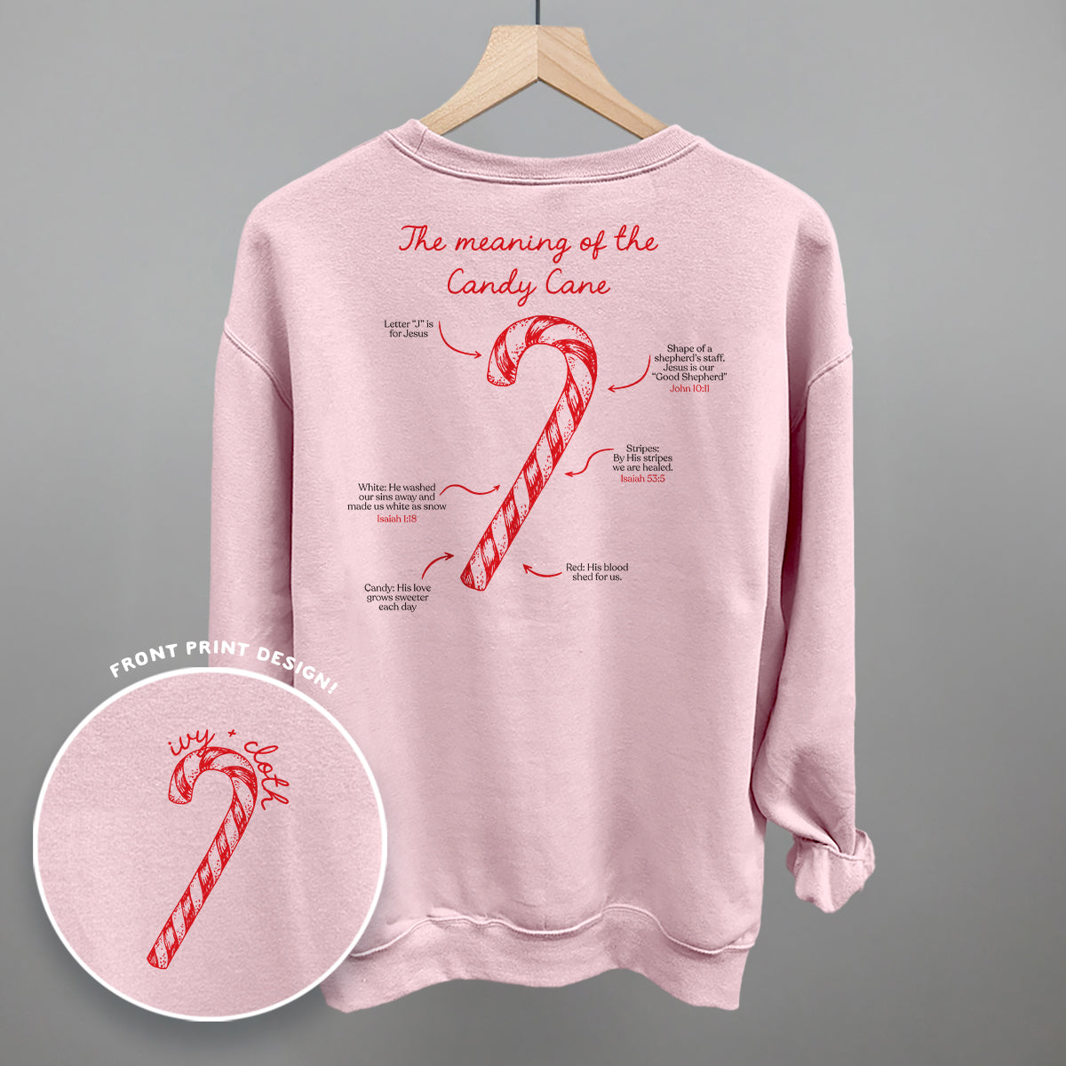 The Meaning Of The Candy Cane (Back Print)