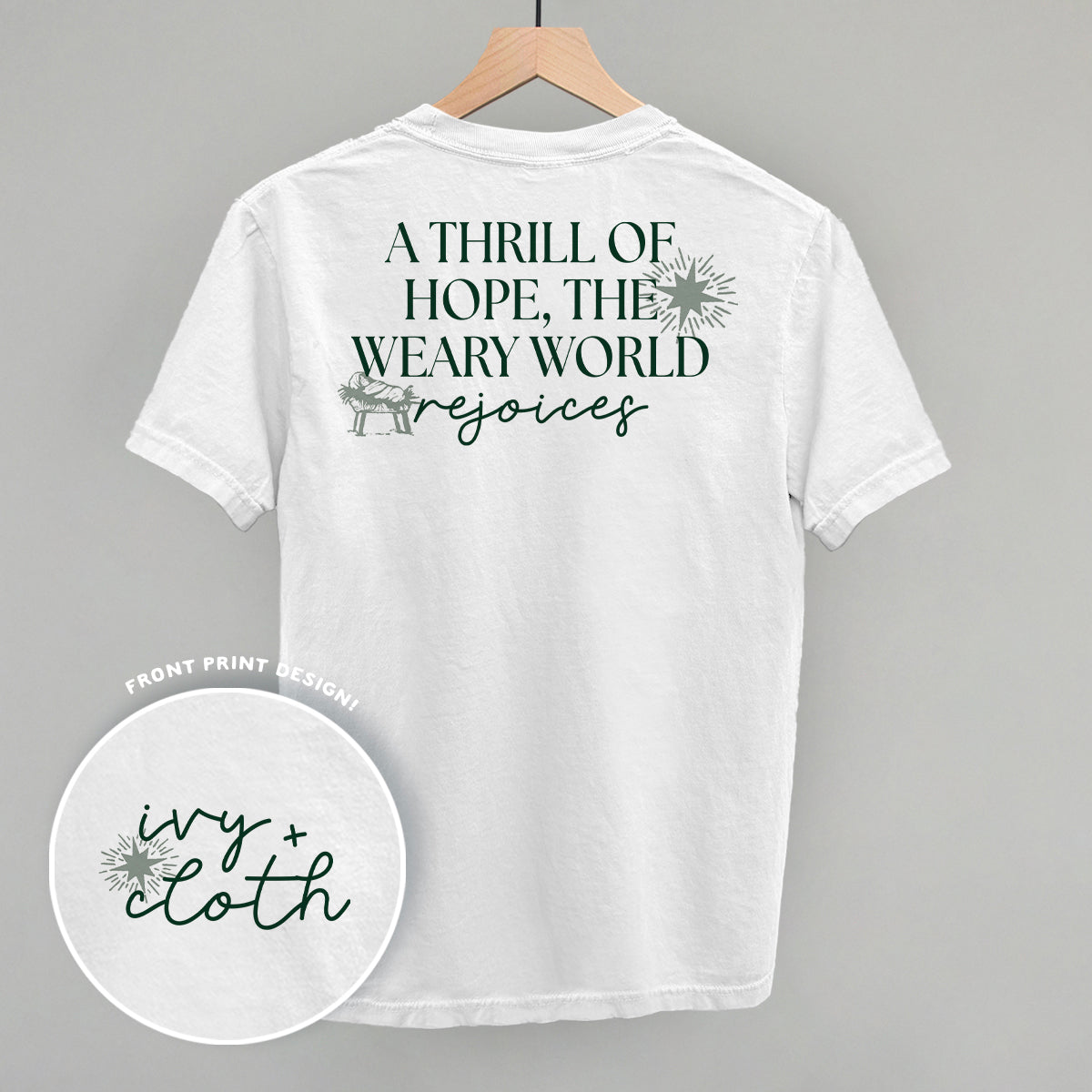 The Thrill Of Hope, The Weary World Rejoices (Back Print)