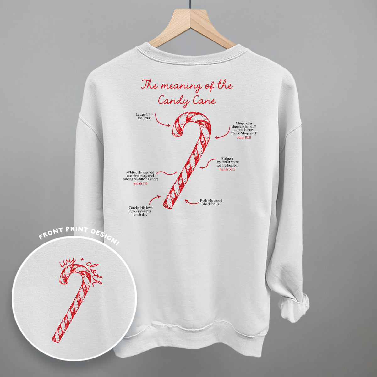The Meaning Of The Candy Cane (Back Print)