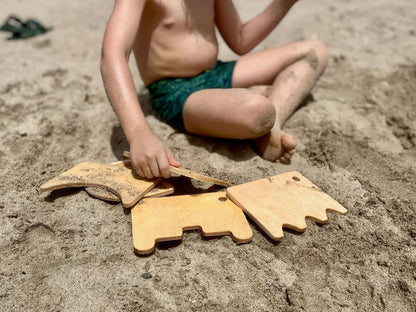 Montessori Wooden Shovel Set: Eco-Friendly Play for Kids