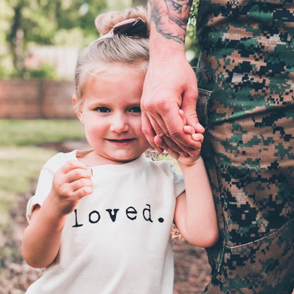 Toddler loved. Organic Cotton Graphic Tee