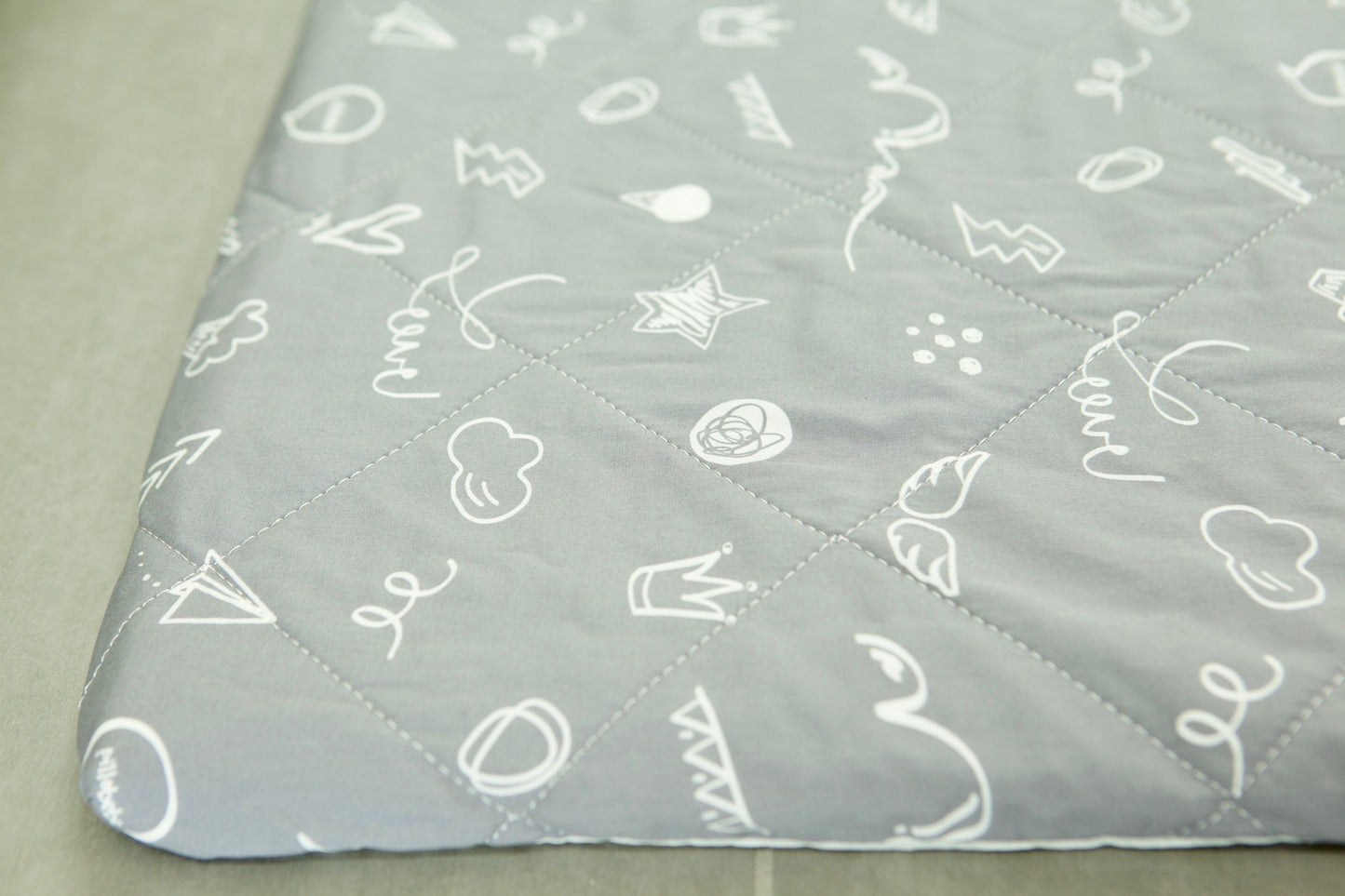 CorkiMat® COMFY - Love Gray Organic
