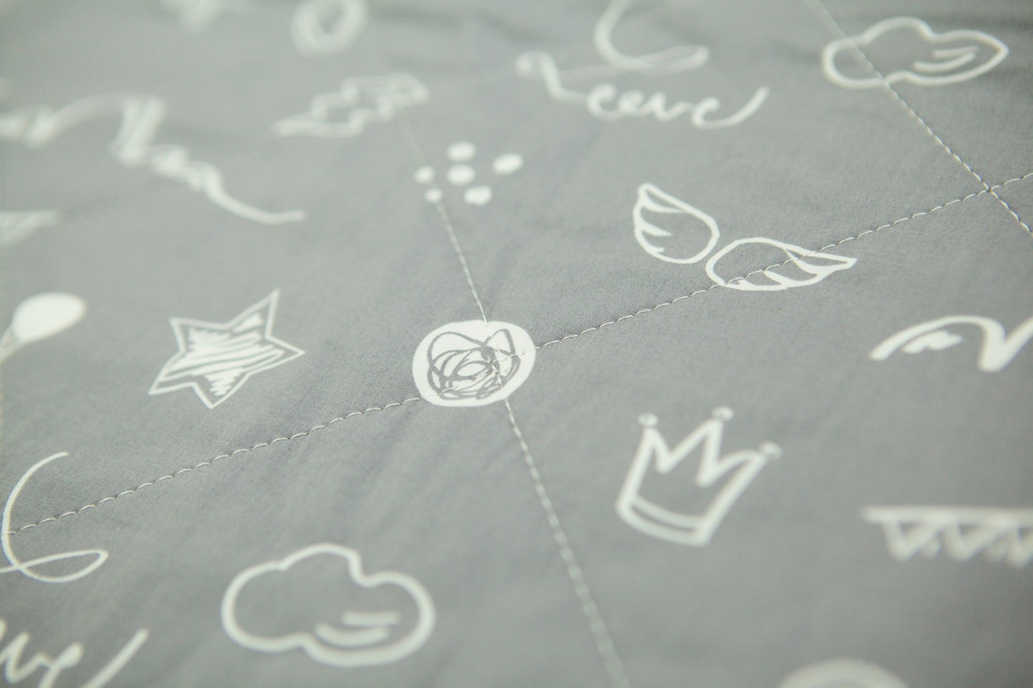 CorkiMat® COMFY - Love Gray Organic