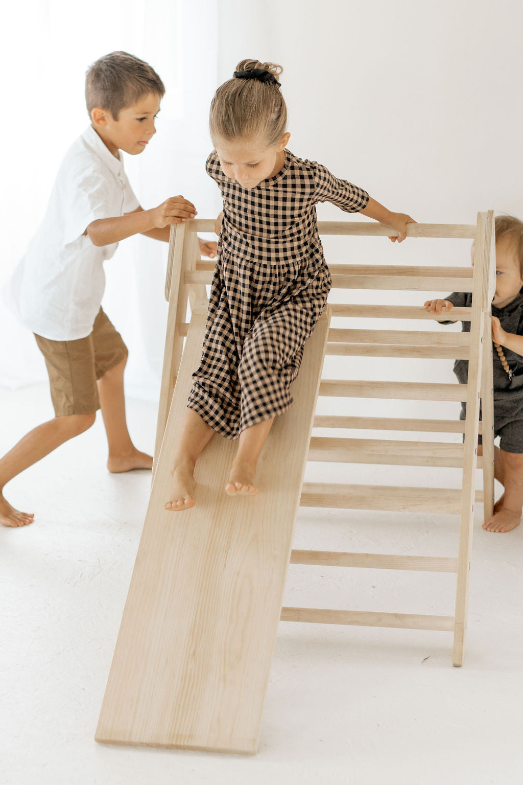 Large Wooden climbing triangle