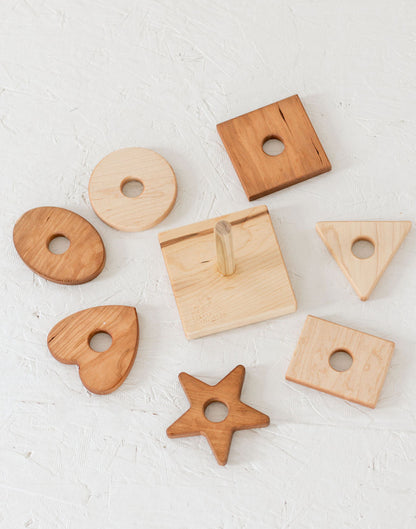 Wooden Shape Stacker
