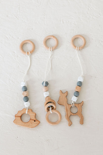 Classic Gray Baby Play Gym
