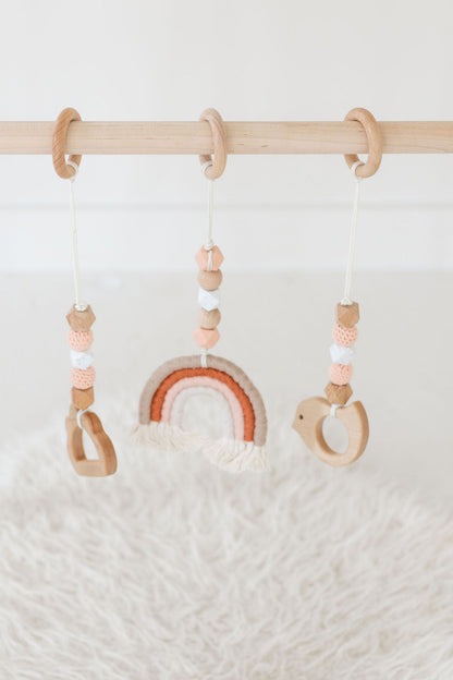 Rainbow Baby Play Gym - Blush