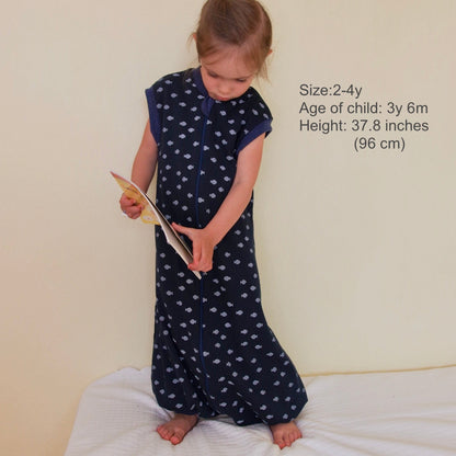 SLEEP SACK WITH OPEN LEGS - dark ocean