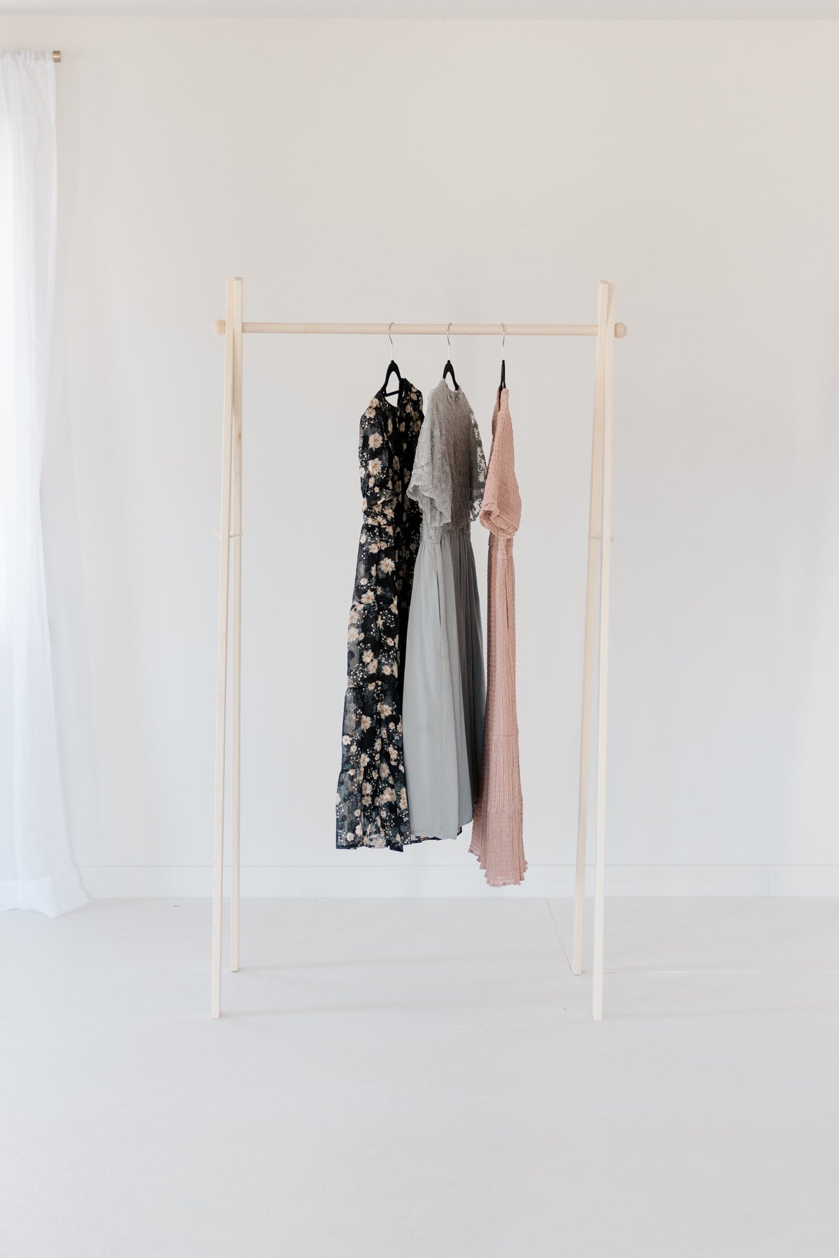Flawed/discounted Large Wooden Clothing Rack