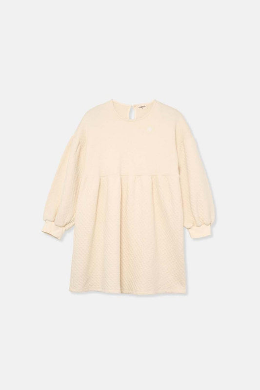 Quilted dress - Ivory