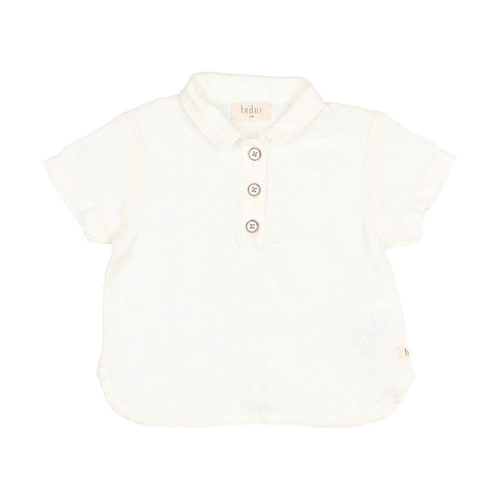 Baby Linen Shirt - Ecru