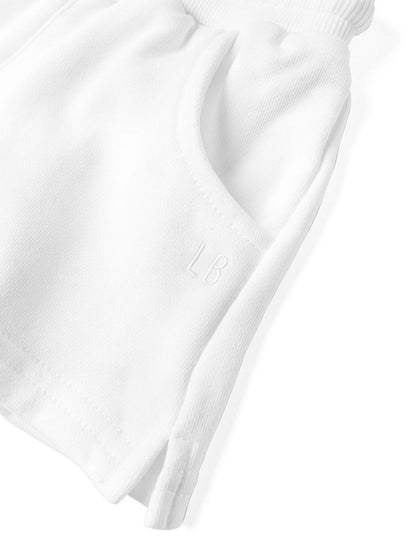 Baby Sweatshort - White