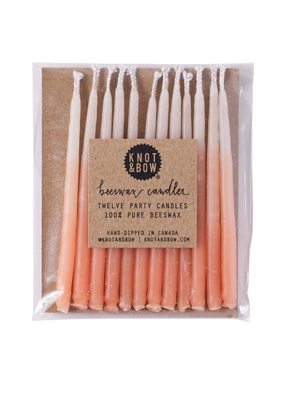 Knot & Bow Assorted Beeswax Party Candles