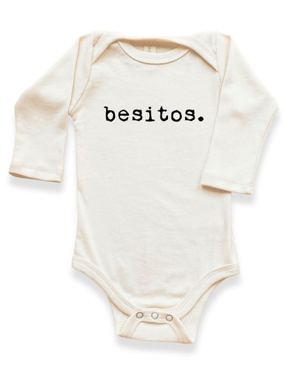Baby Besitos Graphic Long Sleeve Organic Bodysuit