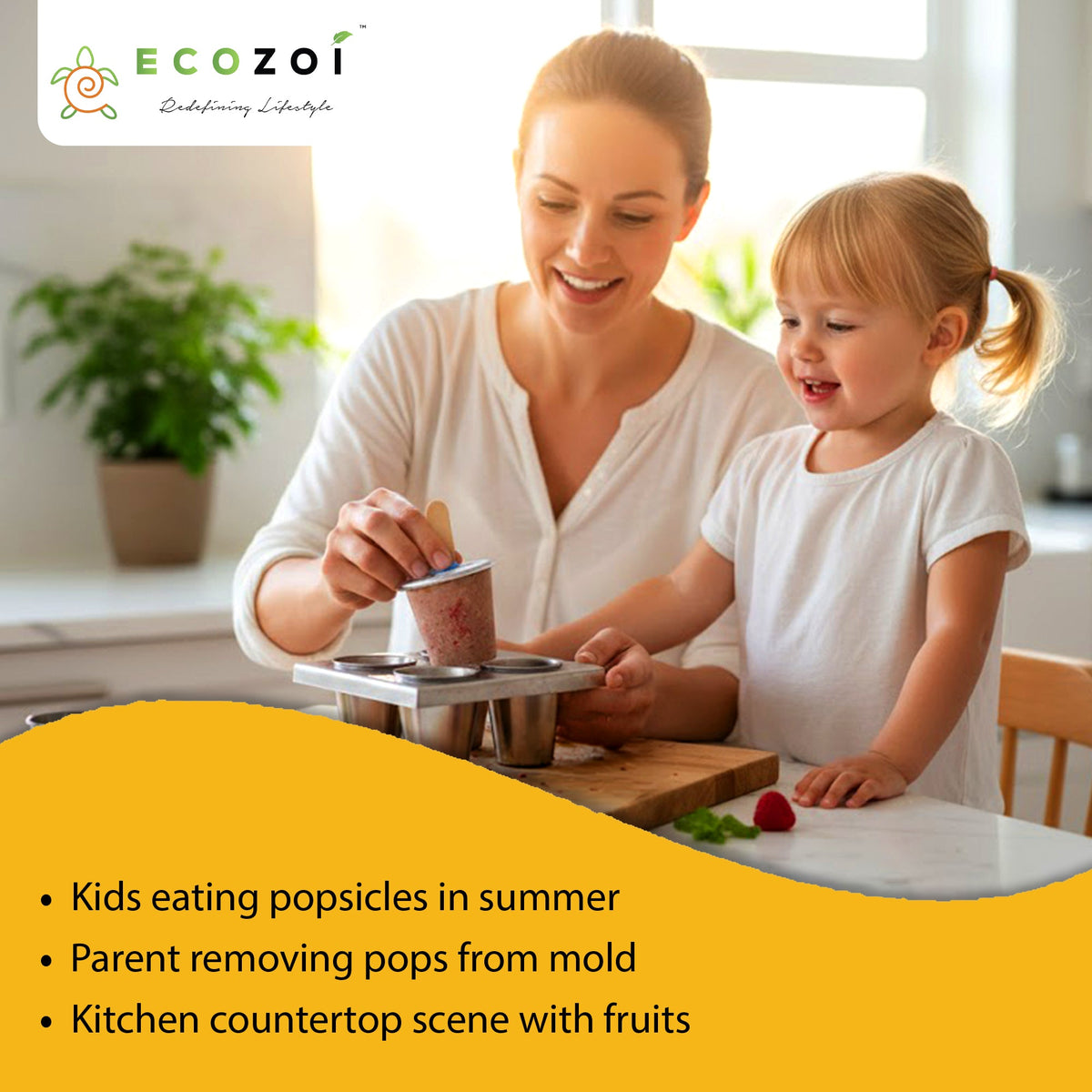 Stainless Steel Popsicle Molds, 6 Mini Rounds with Reusable Stainless Steel Sticks