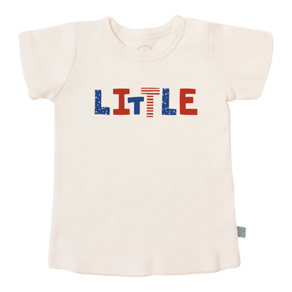 graphic tee | little