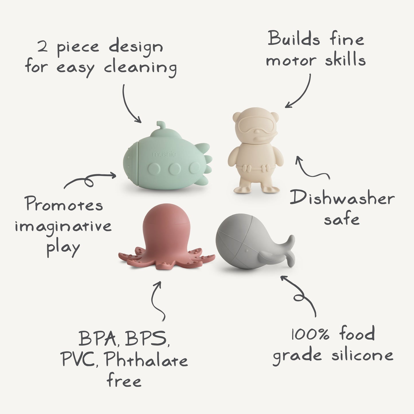 Vehicles Mold Free Bath Play Set