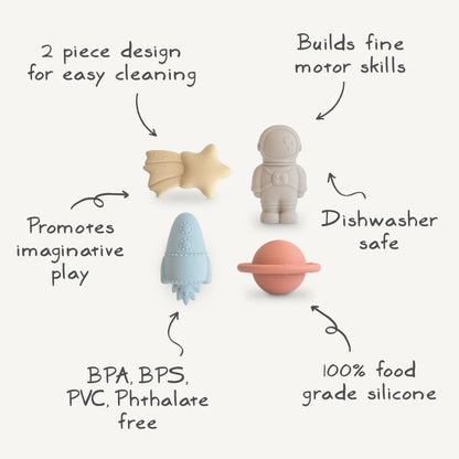 Vehicles Mold Free Bath Play Set
