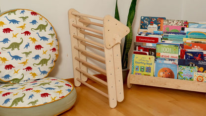 Montessori Indoor Playground | Pikler Triangle & Climbing Arch & 2in1 Ramp & Pillow