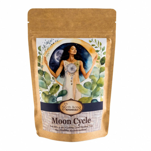 Moon Cycle Herbal Tea with Mugwort for Women, Menstruation, and Hormonal Harmony* Loose Leaf 3 oz.