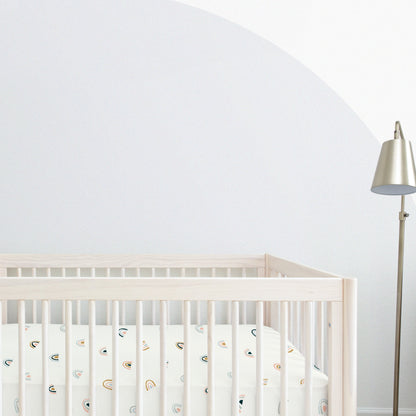Organic Crib Sheet - Over The Rainbow