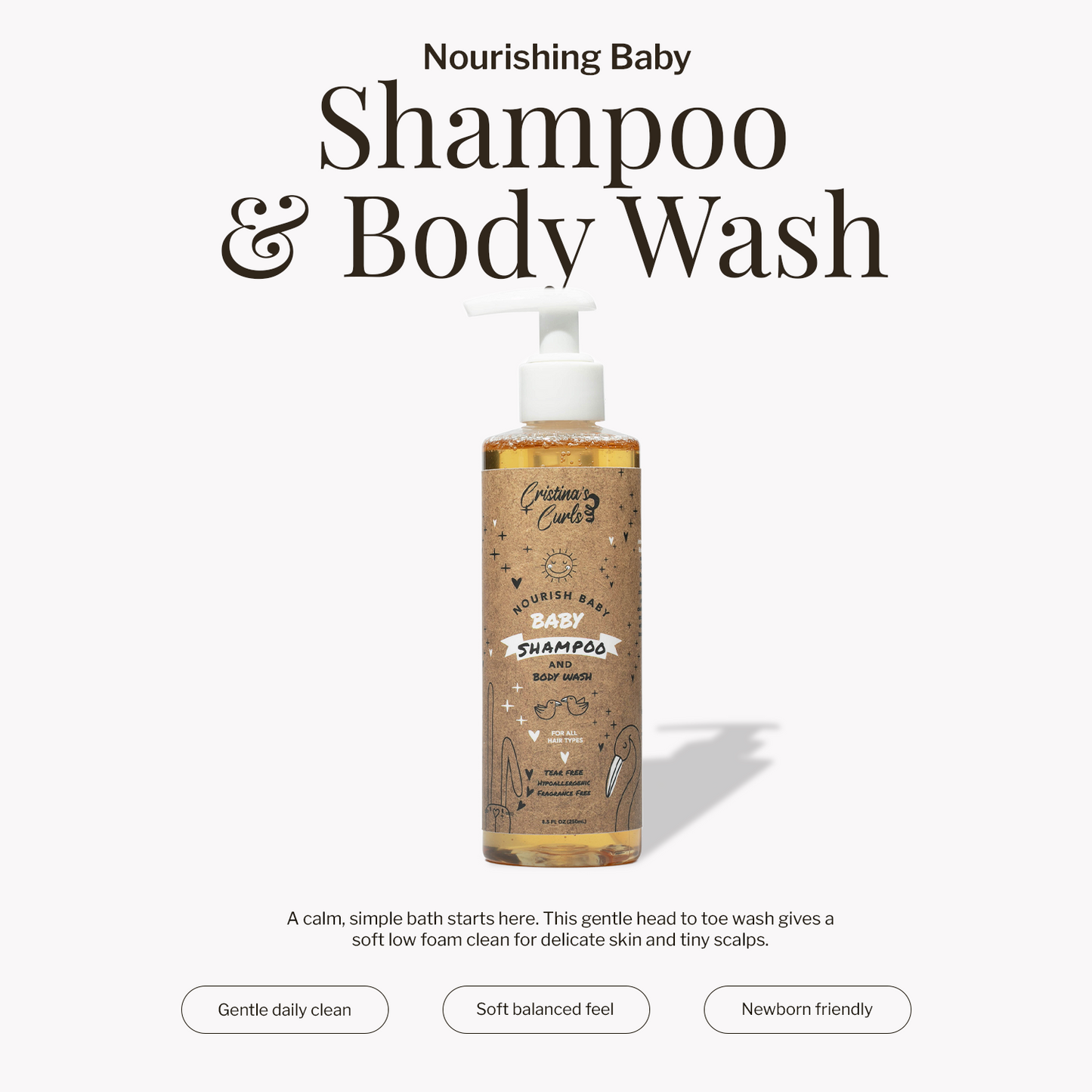 Nourishing Baby Shampoo and Body Wash