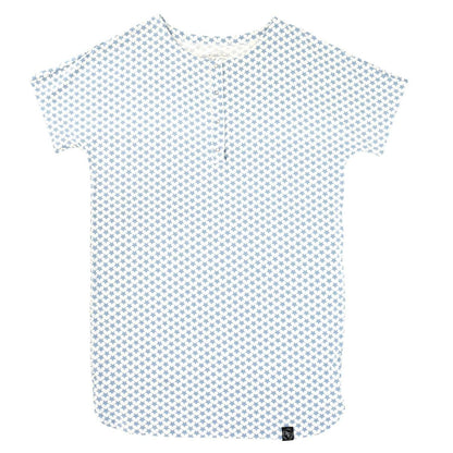 Mommy's Sleep Shirt - Hearts and Stars Blue
