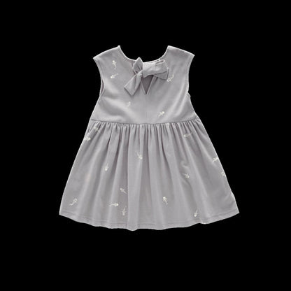 Fit & Flare Jersey Dress - Grey