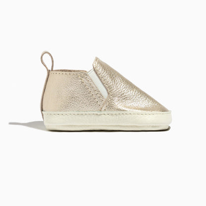 Platinum Slip On Baby Shoe
