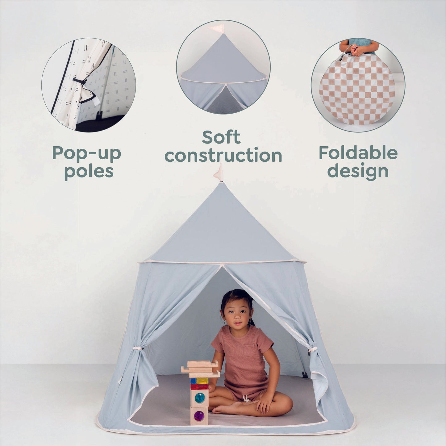 Terrazzo Slate Play Tent