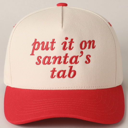 Put It On Santa's Tab Trucker Hat