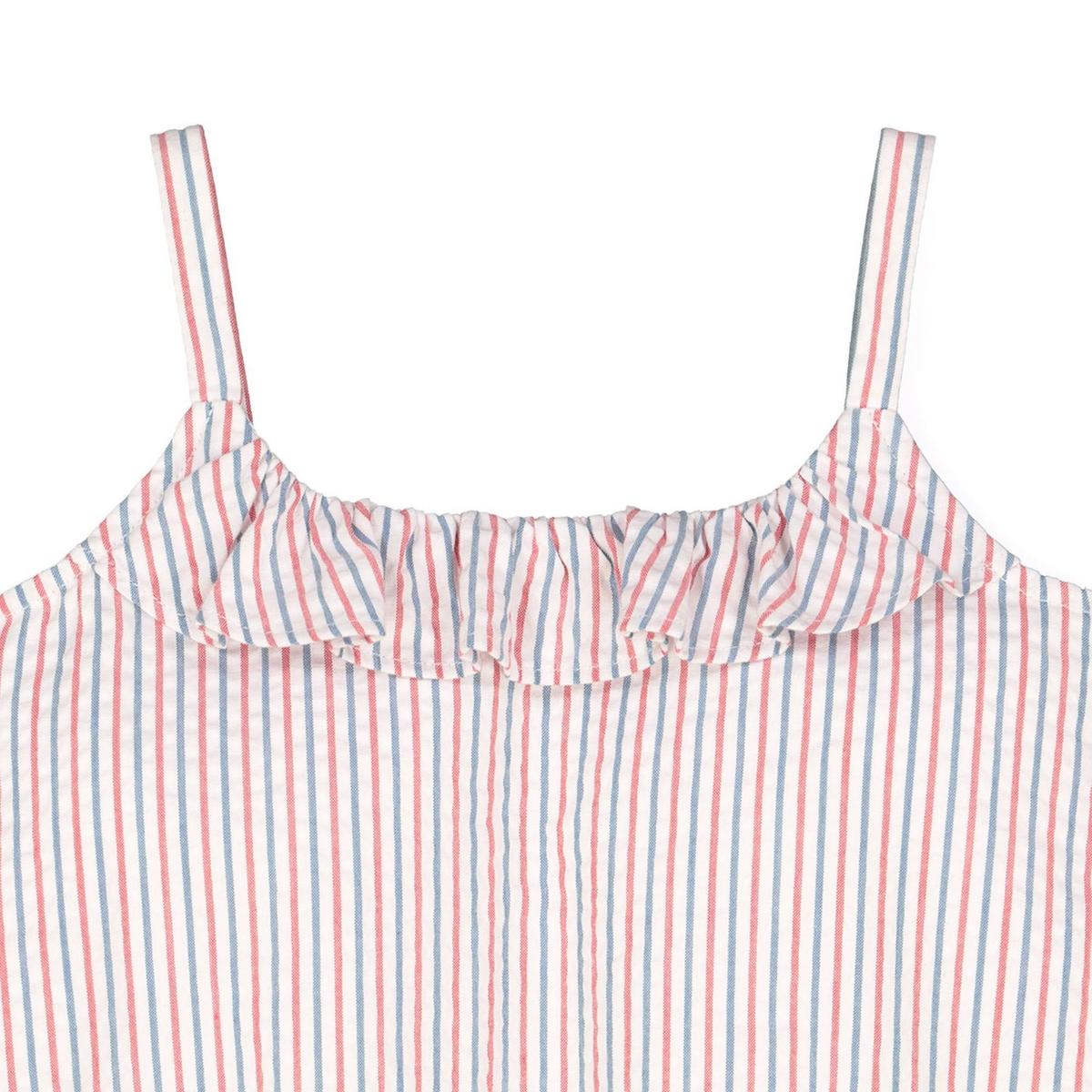 Baby Swing Tank Top - Red and Blue Seersucker