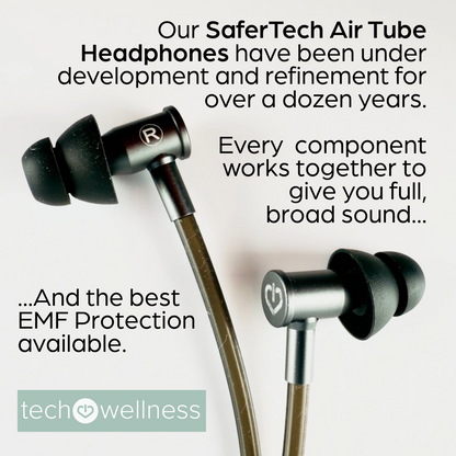 Best Air Tube Headphones for EMF Protection in 2024 • Earbuds with Incredible Sound