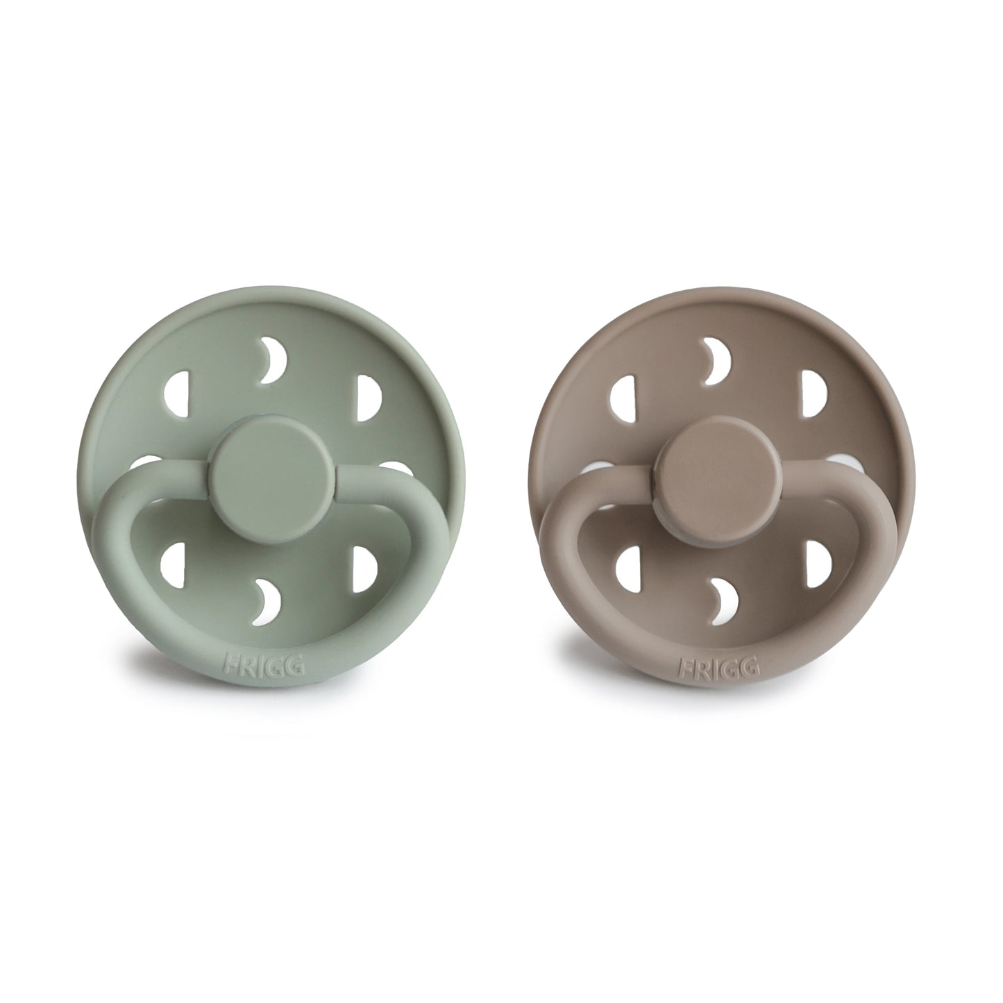 FRIGG Moon Silicone Pacifier 2-Pack