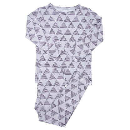 Big Kid Pajama - Geo Triangle