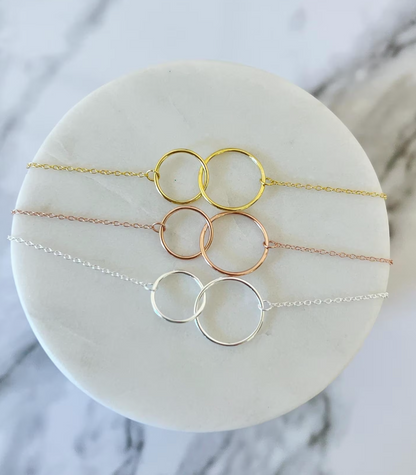 TOP SELLER! Non-Tarnish! New mom baby and me infinity necklace, Congratulations baby gift, pregnancy gift, baby shower & gender reveal gift! NON-Tarnish! 552 FIVE STAR REVIEWS!