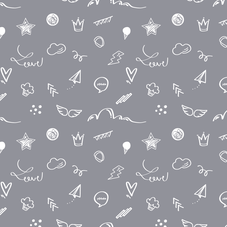 CorkiMat® COMFY - Love Gray Organic