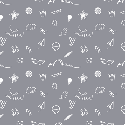 CorkiMat® COMFY - Love Gray Organic