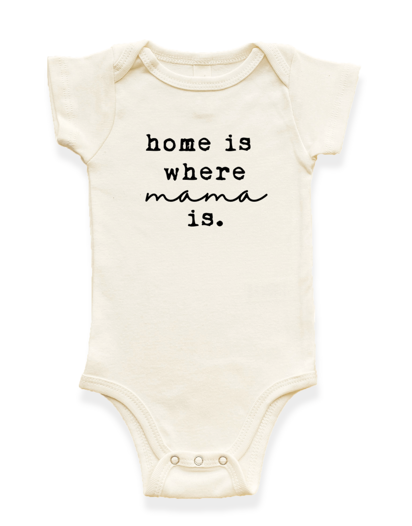 Home is Where Mama Is - Organic Cotton Bodysuit