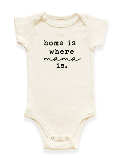 Home is Where Mama Is - Organic Cotton Bodysuit