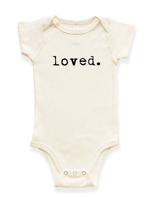 Short Sleeve Bodysuit | Loved. | Organic Cotton