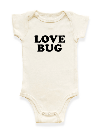 Love Bug Onesie® Bodysuit, Organic Baby Clothes, Gender Neutral Baby Clothes, Coming Home Baby Clothes, Newborn Baby Clothes, Made in USA