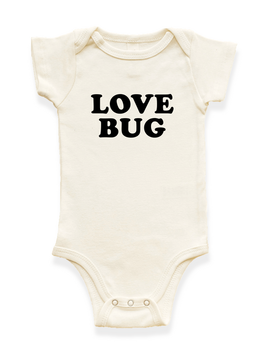 Love Bug Onesie® Bodysuit, Organic Baby Clothes, Gender Neutral Baby Clothes, Coming Home Baby Clothes, Newborn Baby Clothes, Made in USA